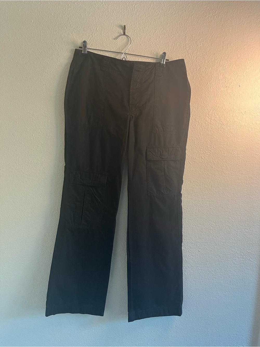 Free People Black Cargo Pants - Utility Style Size 10 30” Inseam